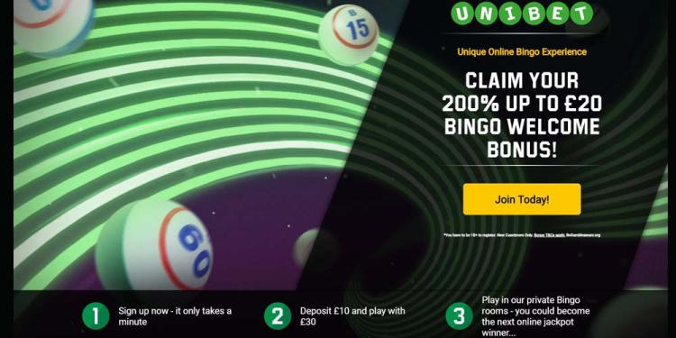 Unibet Bingo Slide 1
