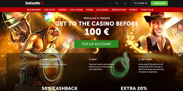 Betsafe Kaszinó Slide 1