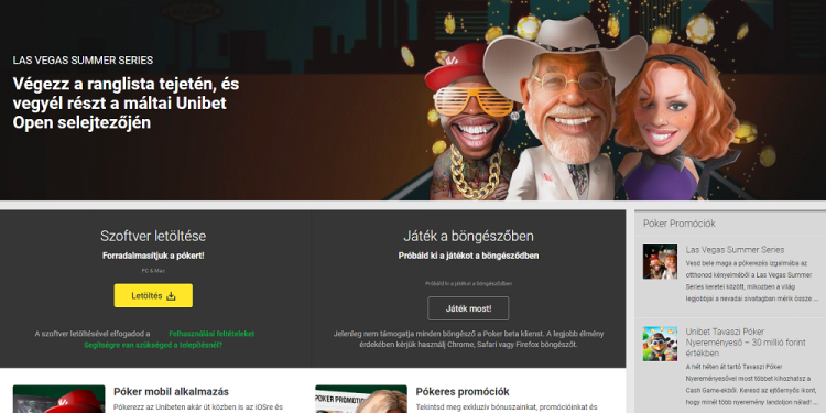 Unibet Póker Slide 1