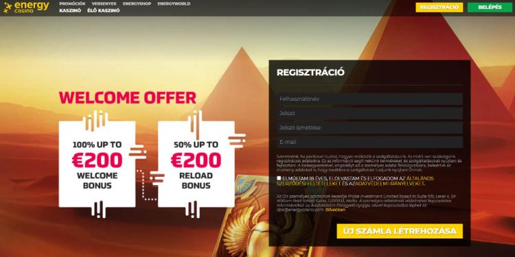 Energy Kaszinó Slide 1