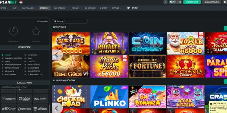 PlanBet Kaszinó Slide 1