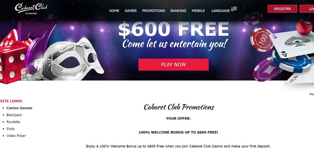review about cabaret club casino