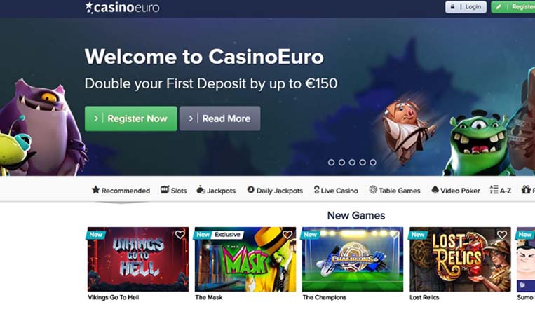 Casino Euro Welcome Bonus