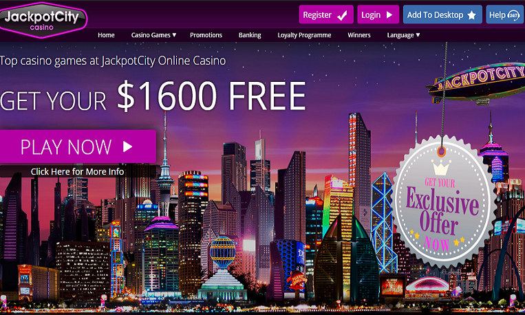 Jackpot City Mobile Casino Home Page