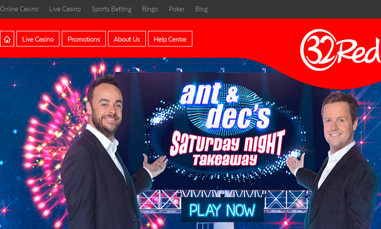 32Red Mobile Casino Homepage