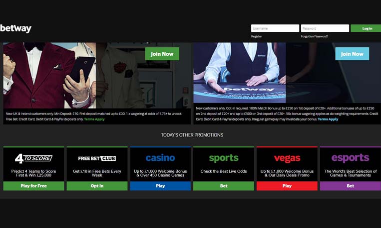 about betway mobile casino