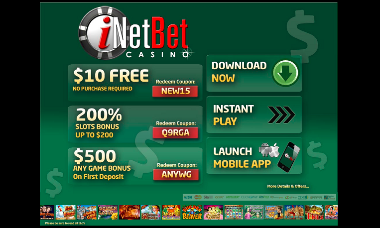iNetBet Mobile Casino Promotions