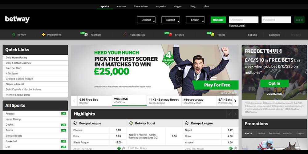 Betway Sportsbook