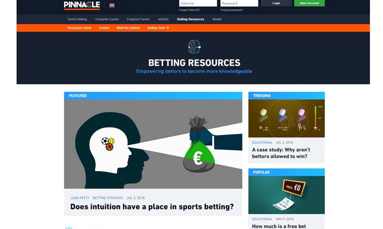 review about pinnacle sportsbook