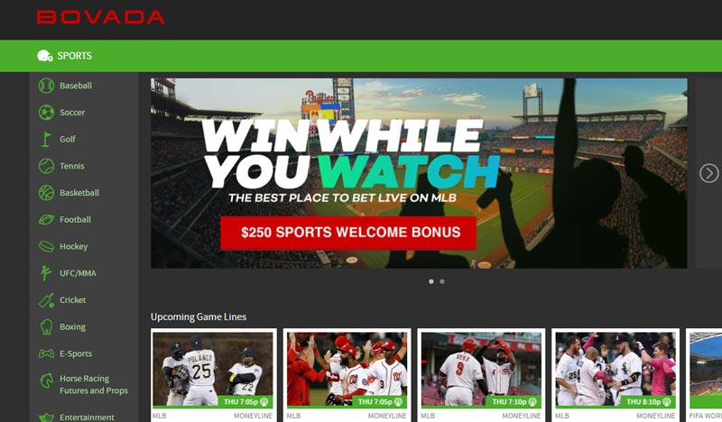 Review about Bovada Sportsbook