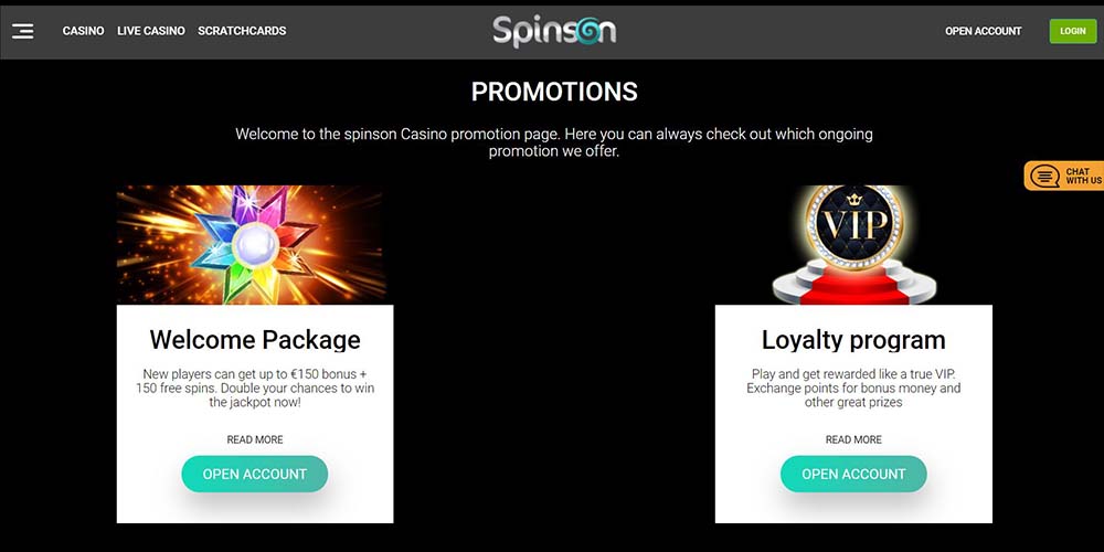 review about spinson casino