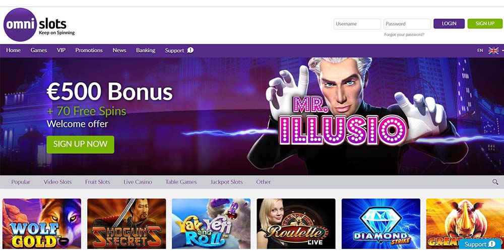 review about omni slots casino