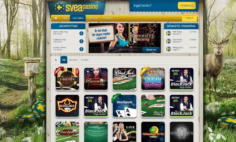 Svea Casino Welcome Bonus