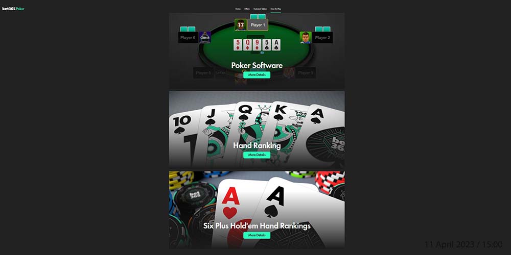 review about bet365 poker