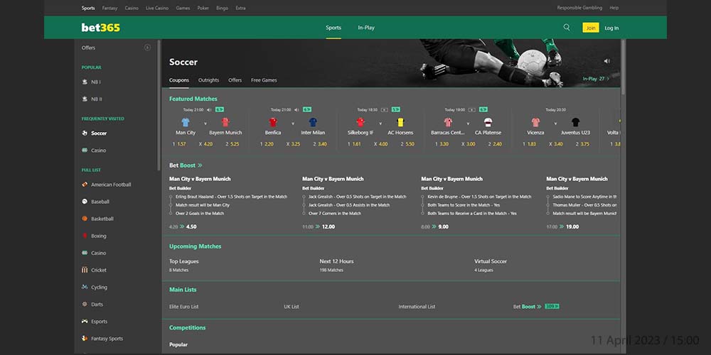 about bet365 Sportsbook