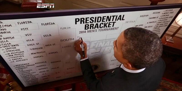 Celebrity March Madness Brackets from Obama to Kanye West and Back