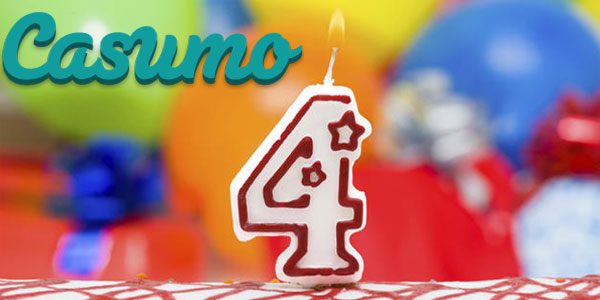 Casumo Casino is Turning Four Years Old!