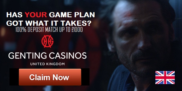 Get a 100% Max. £1,000 Genting Casino Bonus on Your First Deposit!
