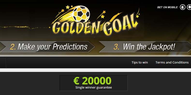 Win €20,000 on NetBet’s Golden Goal Promo