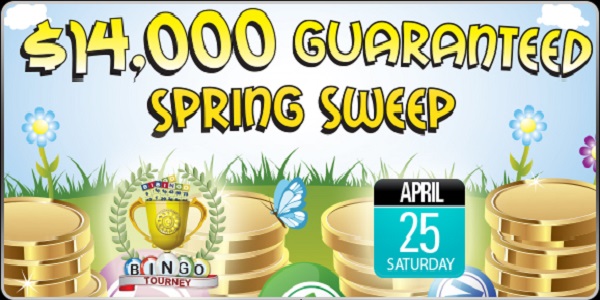 $14,000 Spring Sweep at CyberBingo