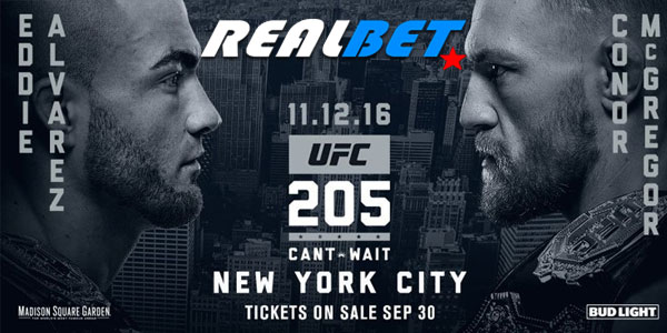You Need to Check Out RealBet Sportsbook’s New UFC 205 Welcome Bonus!
