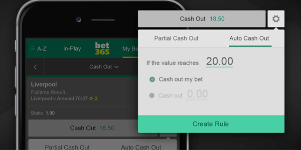 Try the Auto Cash Out at Bet365