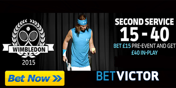 Sign Up and Get Your GBP 40 Free Bet for Wimbledon at BetVictor Sportsbook!
