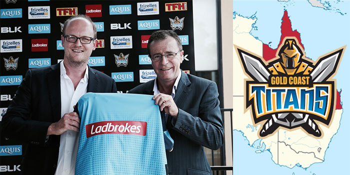 Ladbrokes Sponsor NRL team Gold Coast Titans