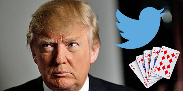 Check out poker players tweets about Trump!
