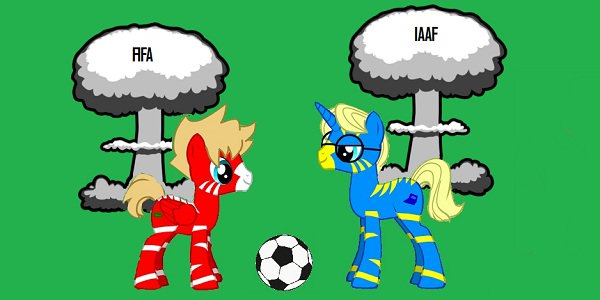 Denmark Vs Sweden Drowned Out By FIFA & The IAAF