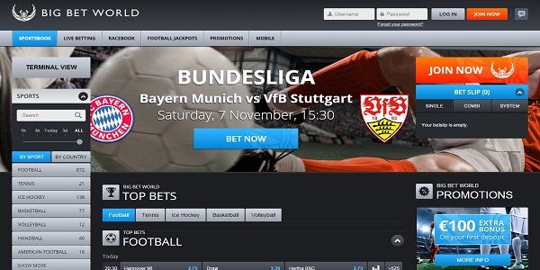 Find Your Favourite Online Betting Markets at Big Bet World Sportsbook!
