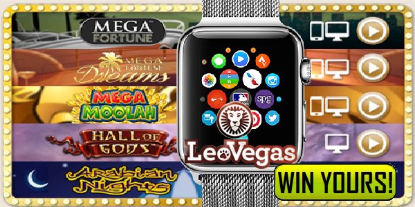 Win an Apple Watch at LeoVegas Casino!