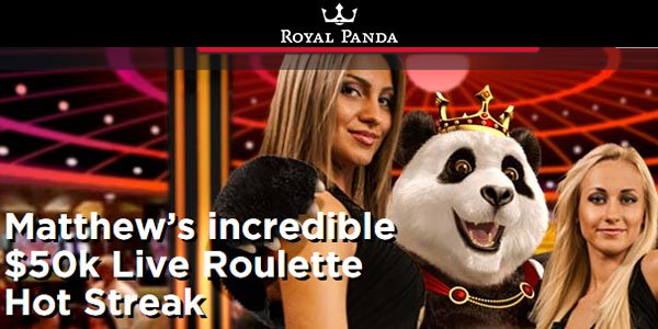 Amazing Live Roulette Hot Streak at Royal Panda Casino