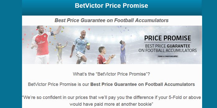 You Will Get the Best Football Accumulators with the BetVictor Price Promise