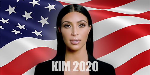 Celebrity Betting: Bet on Kim Kardashian to Become the President of USA