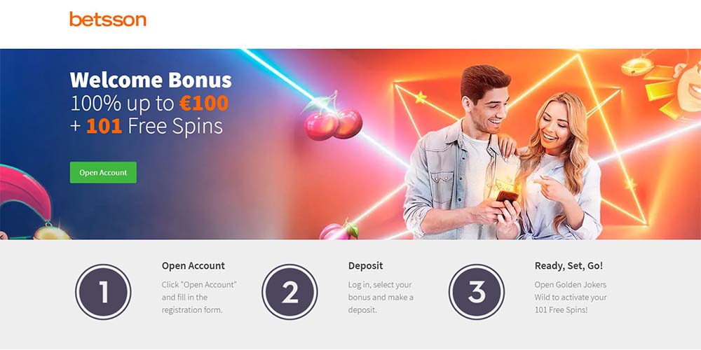 Betsson Casino Welcome Bonus