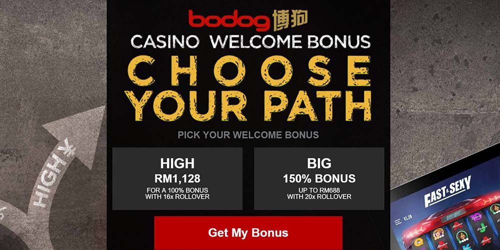 Bodog88 Casino Welcome Bonus