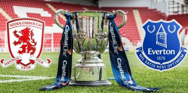 Middlesbrough v Everton Odds & Capital One Cup Betting Lines