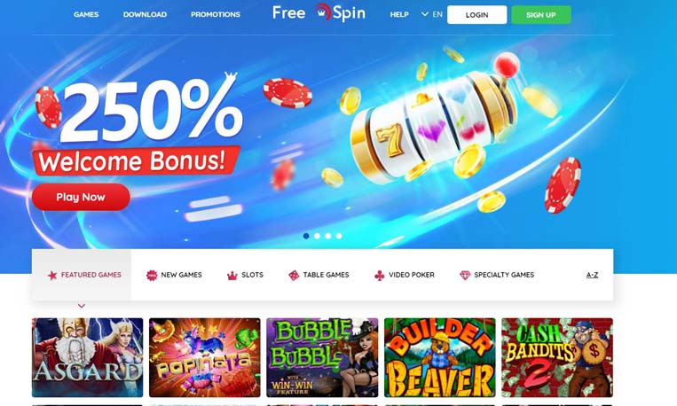 about free spin casino