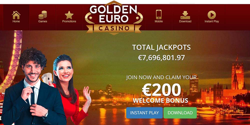 Golden Euro Casino Welcome Bonus