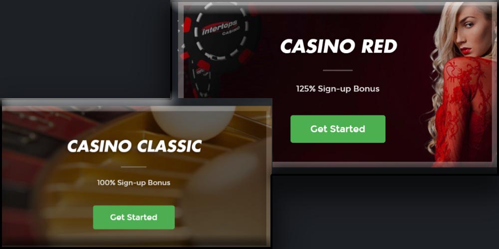 Intertops Casino Welcome Bonus