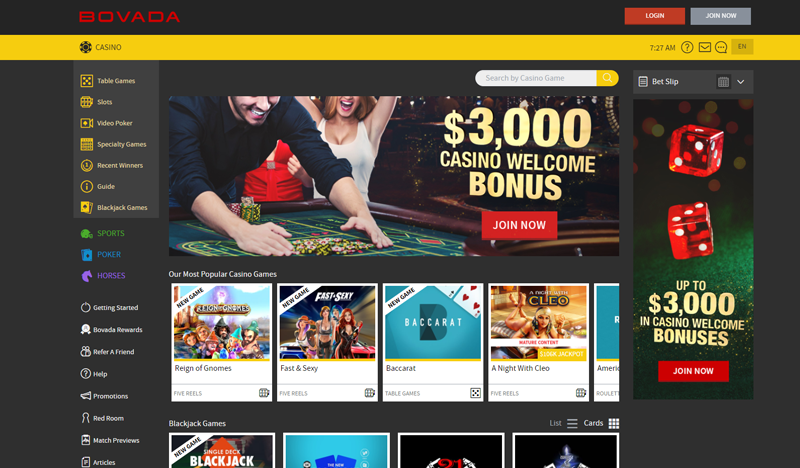 review about bovada casino