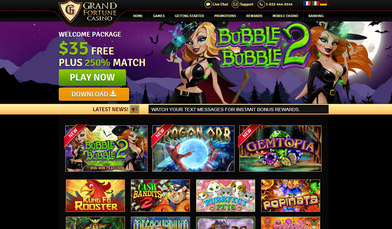 Sports casino Dunder review Casino games