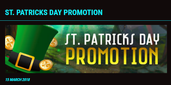 Win Your Share of €3,500 Thanks to This Promo for Saint Patrick’s Day 2018 at b-Bets Casino!