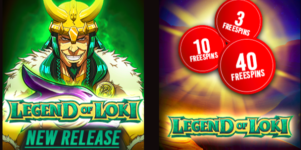 Enjoy New Slots Free Spins at b-Bets Casino upon Playing Legend of Loki Slot!