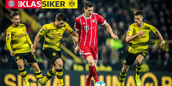 Bet on Bundesliga Round 28 – Bayern v Dortmund Betting Odds