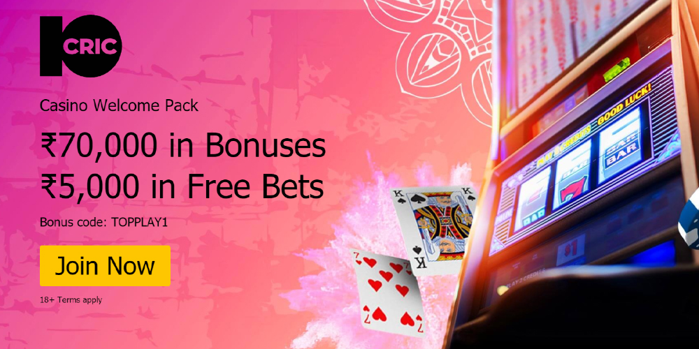 10CRIC Casino Welcome Bonus