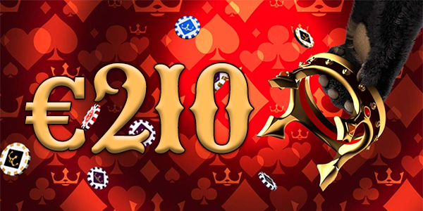 Join the €210 Blackjack Draw at Royal Panda Casino!
