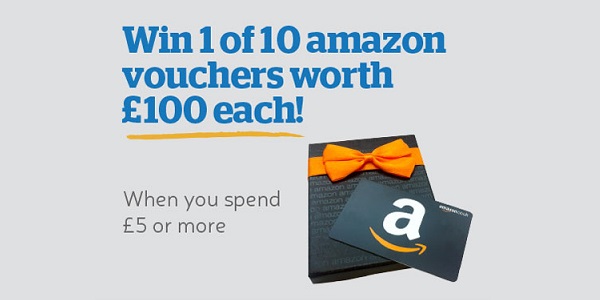 Win Amazon Vouchers Worth GBP 100!