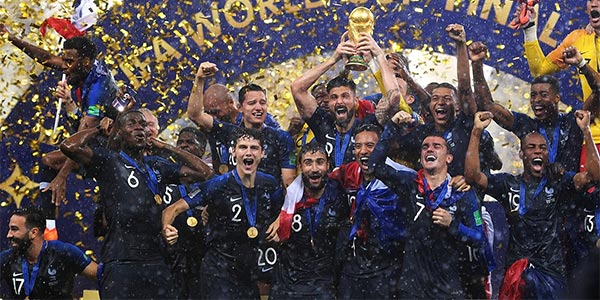 France Win 2018 World Cup in Russia, After Overcoming Croatia 4-2 in the Final